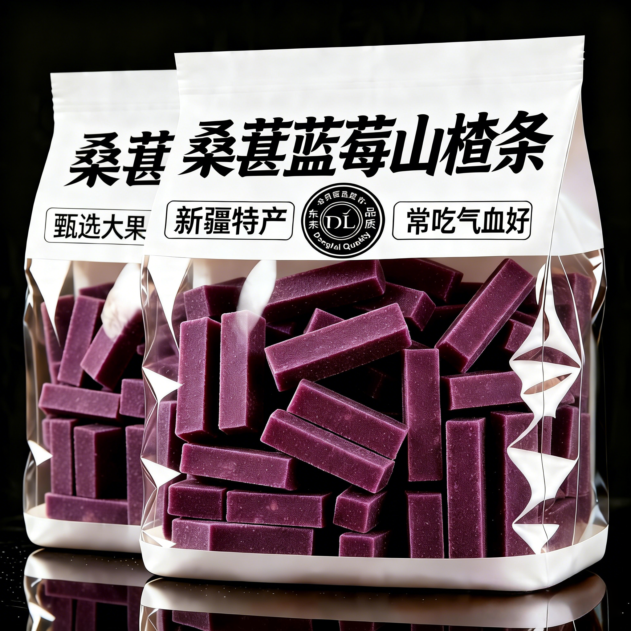 桑葚山楂条无添加官方旗舰店山楂片陈皮果丹解皮腻休闲零食果脯干
