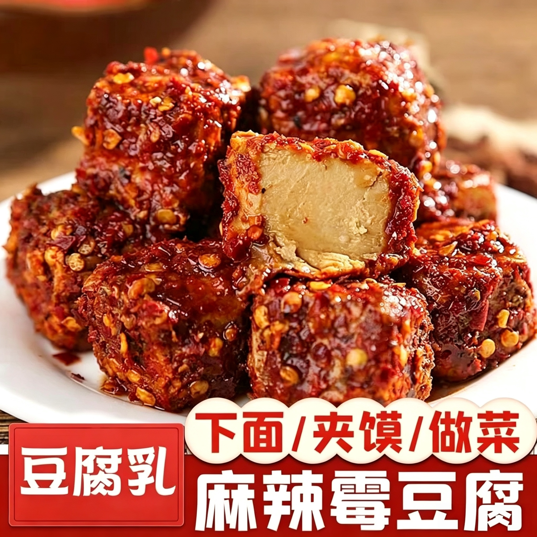 正宗老式豆腐乳霉豆腐湖南特产白溪农家风味麻辣纯手工现拌下饭菜