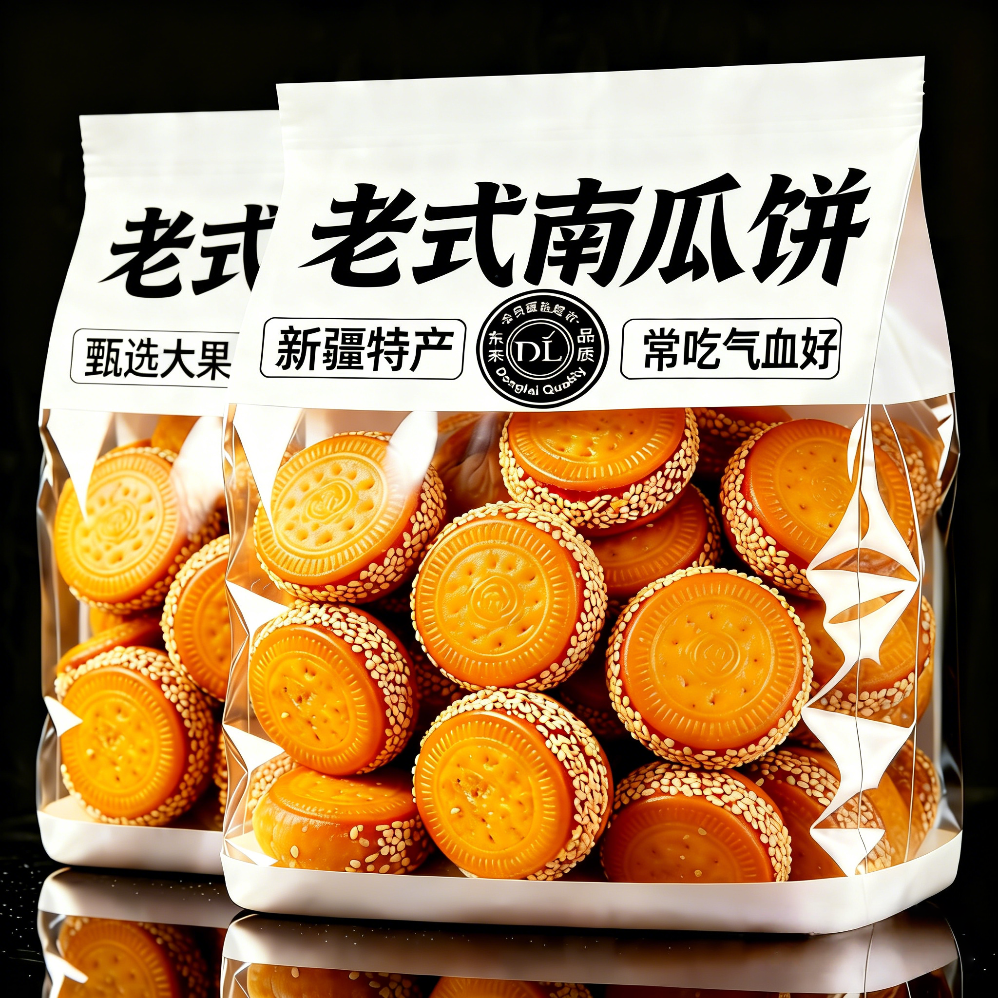 正宗江西特产老式南瓜饼油炸即食无添加糕点芝麻早餐官方旗舰店