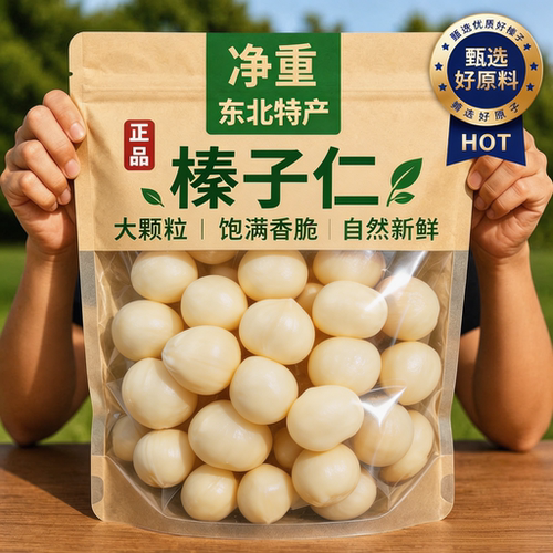 2026新货原味免剥大榛子仁