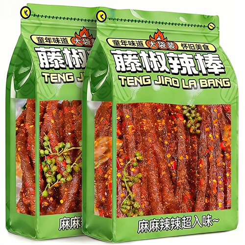 藤椒辣条组合麻辣片官方旗舰店
