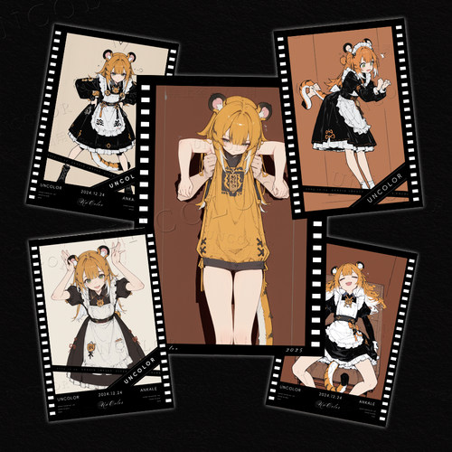 绝区零 拍立得|橘福福周边明信片吧唧动漫二次元高清 Uncolor原创