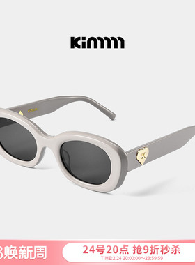 Kimmmm 赵昭仪同款板材方框墨镜女法式度假风防紫外线太阳镜 1004