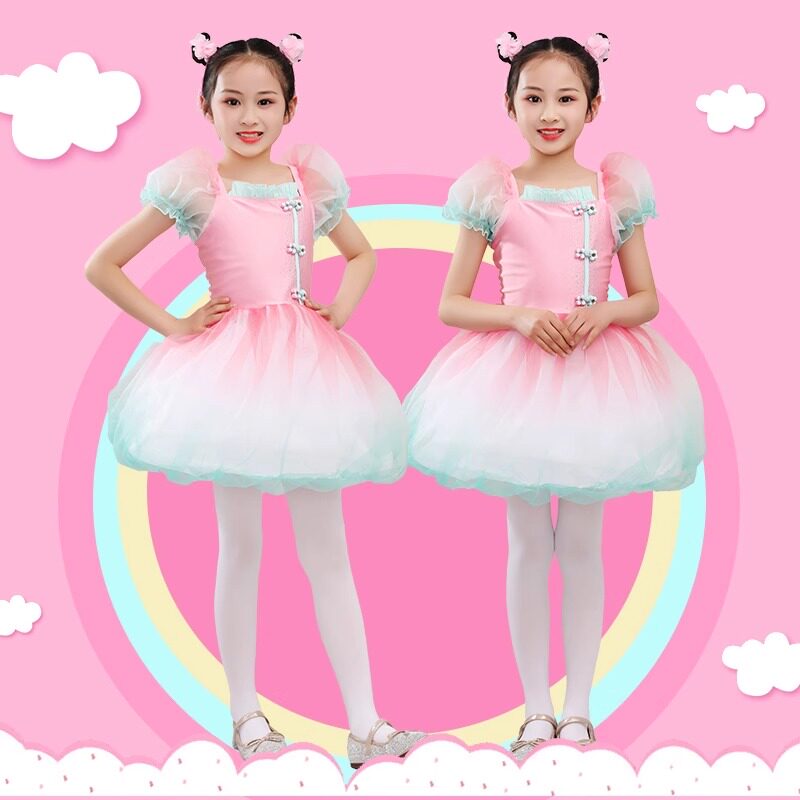 六一儿童舞蹈演出服幼儿园女童
