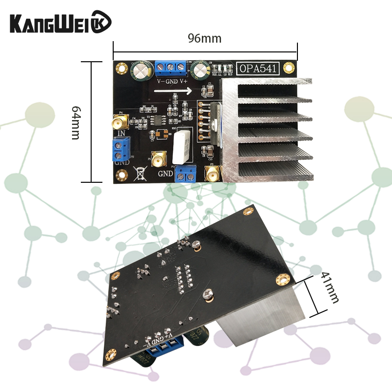 OPA541模块 功率o放大器 音频放大器 5A电流 高电压大电流 功放板