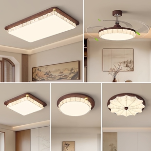 客厅主灯2026新款中古风宋式美学灯具现代简约大气餐厅卧室吸顶灯