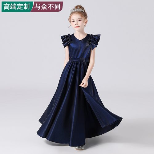 儿童模特走秀长裙中学生考级礼服