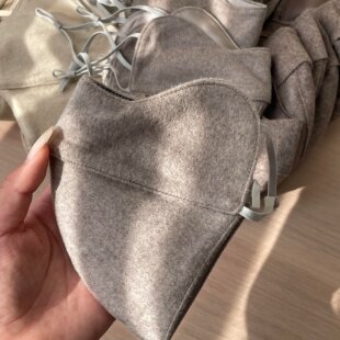 羊毛桑蚕丝口罩冬季保暖羊绒真丝全脸面罩冬天骑车防风防寒防晒女