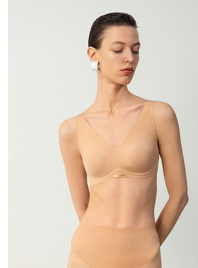 AIMER CHUANG/爱慕创浅行2V领软绵托大罩杯文胸内衣女CA131781