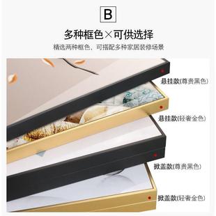 柳莺花燕电表箱装饰画免打孔竖款现代简约遮挡配电箱电闸箱欧式客