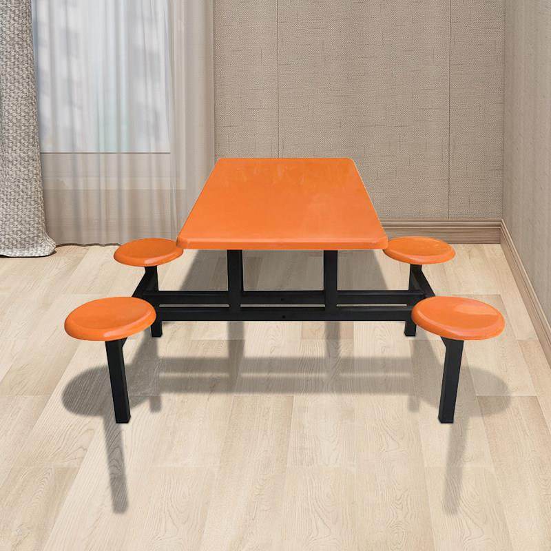 圆凳餐桌 食堂连体餐桌4人快餐桌椅组合 吃饭饭桌 折叠餐桌椅直销,住宅家具,不锈钢/PVC餐桌,淘宝优惠券,粉丝福利购,淘宝优惠卷