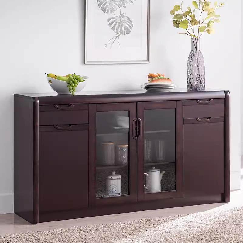 新中式餐边茶水柜现代简约储物柜子橱柜厨房收纳边柜酒柜板木结合,住宅家具,餐边柜,淘宝优惠券,粉丝福利购,淘宝优惠卷