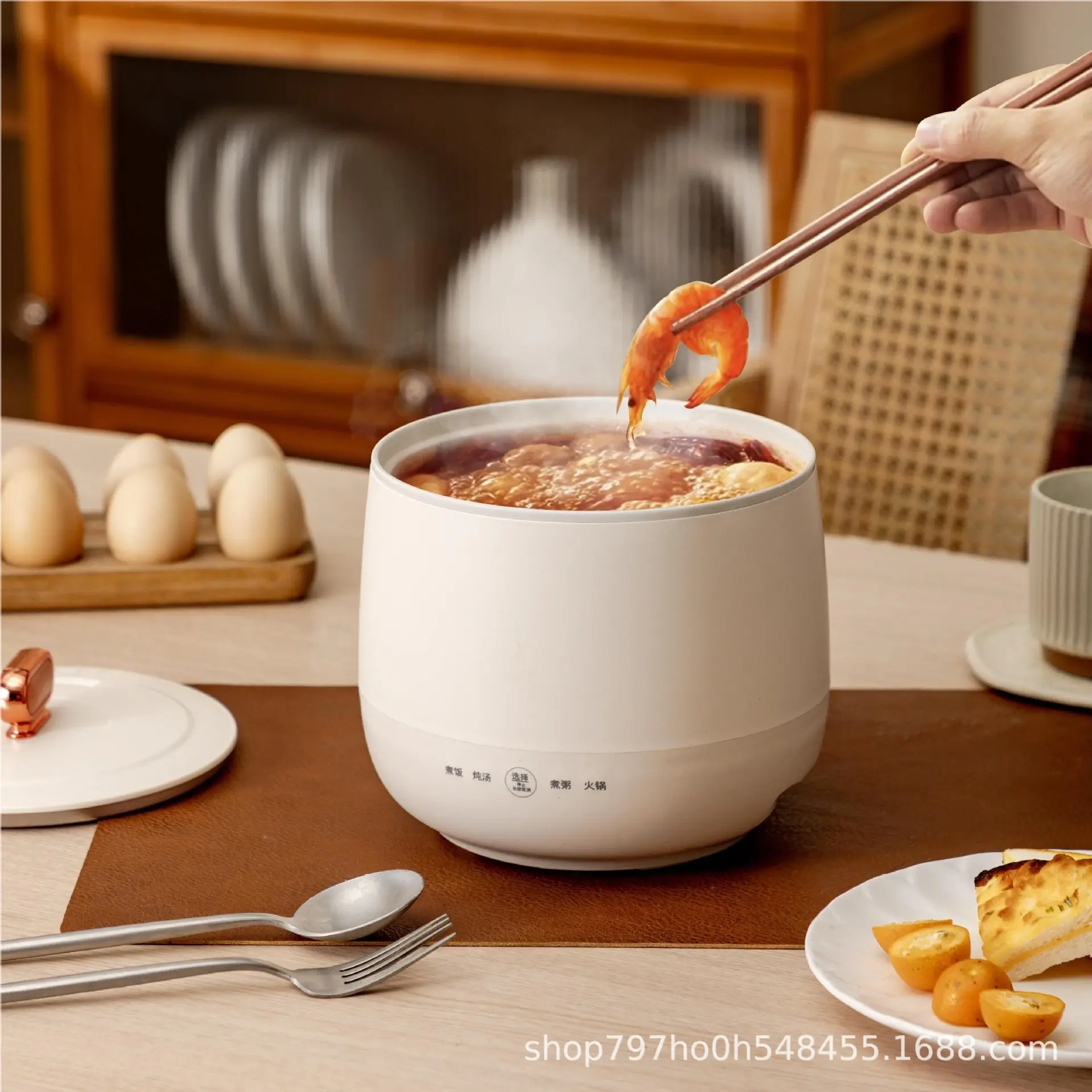 家用智能电饭煲多功能电饭锅宿舍煮面锅电火锅1-2人食可煮粥德国m