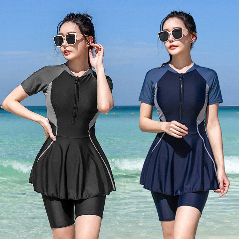 速发分体2025新款大码分守五保裤裙专游泳馆式用泳装泡温泉