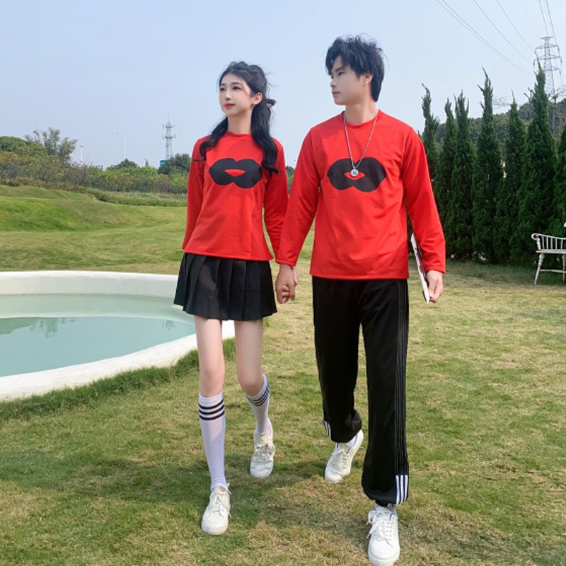 速发会人男啦拉操演出服运动成健美操啦啦队表演服学生团体拉啦队