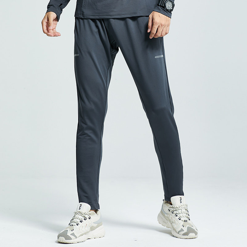 速发运动裤长裤男款足球士练束脚速干休闲裤子春织训梭男骑行健身