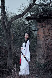 速发古红服装方白色小龙汉服侠服唐装仙装舞蹈影楼东装不败