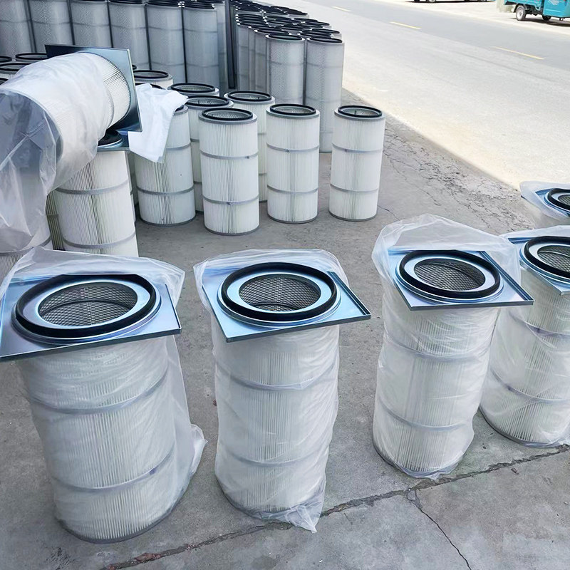 工业六耳快拆除尘滤筒粉末除尘器喷砂抛丸机静电喷涂喷粉喷塑滤芯