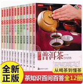 茶道百科彩图版 全套共12册中国茶艺百问百答茶艺文化从入门到精通红茶绿茶普洱茶铁观音乌龙茶茶叶茶具选购茶馆设计JST