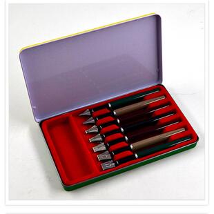 鸭嘴笔等线笔等线体字书写笔题头黑体书写排笔铁盒绘图绘画笔