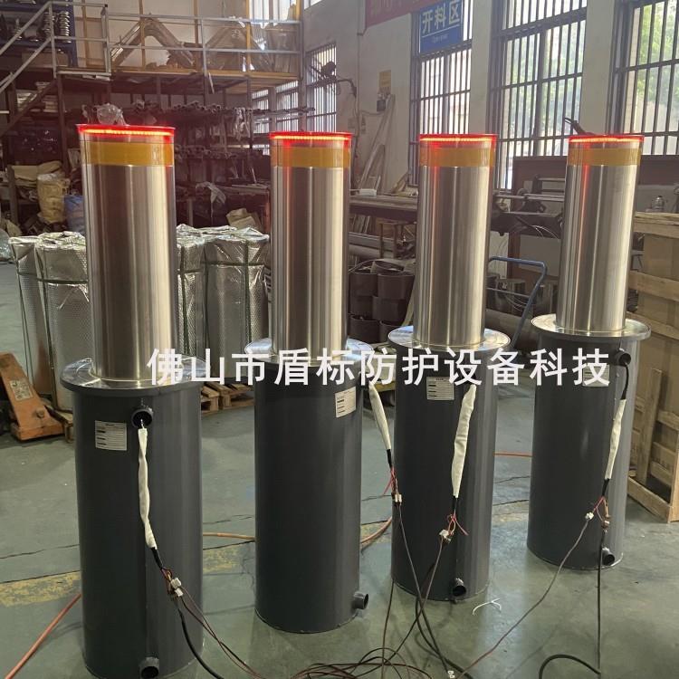 遥控伸缩防撞柱304不锈钢电子防撞止车路障智能伸降成品车档柱