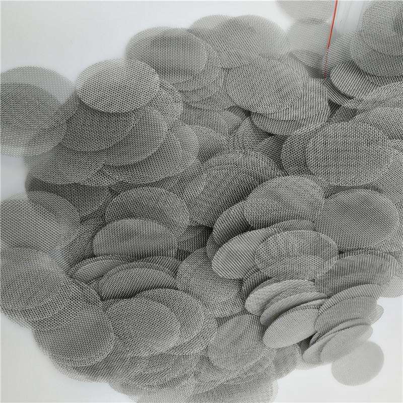 不锈钢烟斗过滤网100目助燃网片不锈钢包边滤网直径24mm圆片网