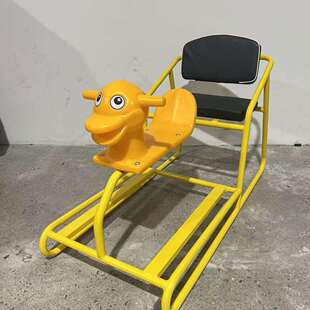 双人冰爬犁动物冰车情侣冰上游乐设备亲子滑雪车冰雪两用漂移车