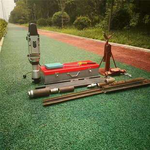 小型内燃取土钻机2.8匹马力野外勘探方便15米取土钻机无损