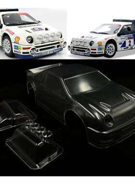 1/10平跑车壳MiniM车壳FordRS200PC车壳225mmTamiyaM225