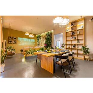 兴安盟乌兰浩特市阿尔山市新中式餐厅日式榻榻米竹艺吊灯日式竹灯