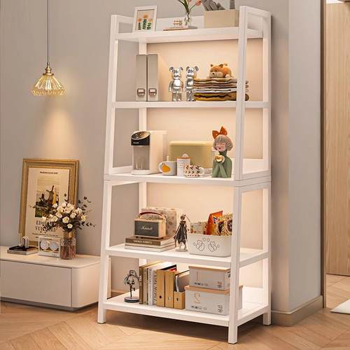 my书架落地铁艺置物架简易阅读架客厅靠墙书柜展示架儿童书本收纳