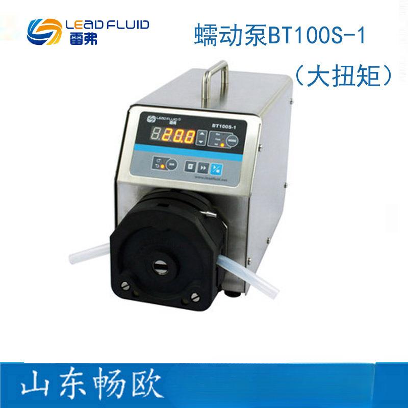 保定雷弗BT100S-1实验室大扭矩调速型恒流泵头电动传输简易蠕动泵