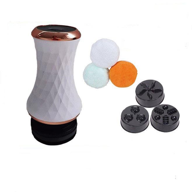 新品推脂机无线按摩器充电款多头可换震动家用按摩仪
