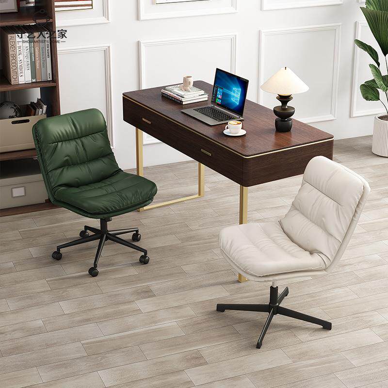 意式简约家用电脑椅舒服久坐书桌椅子办公椅书房椅可升降转w&