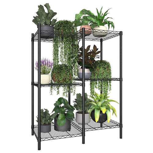 6层植物支架适用于室内室外,多花盆支架金属植物支架,置物支架