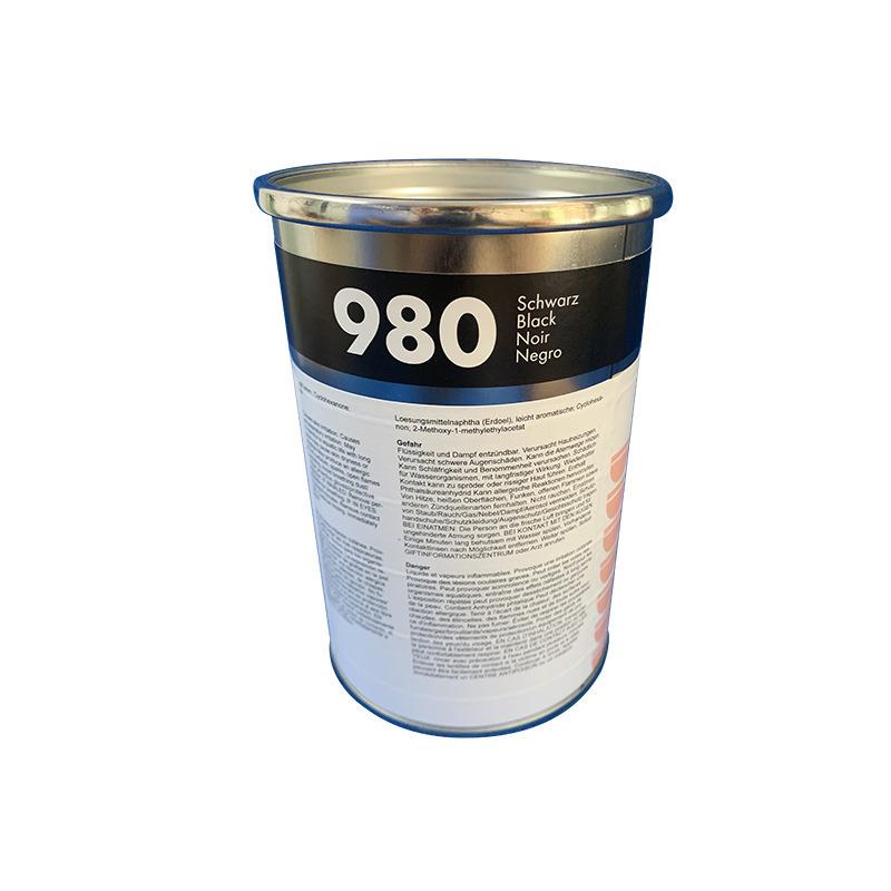 新品德国油墨TPY980黑色 耐腐蚀移印油墨 遮光性好黑色油墨