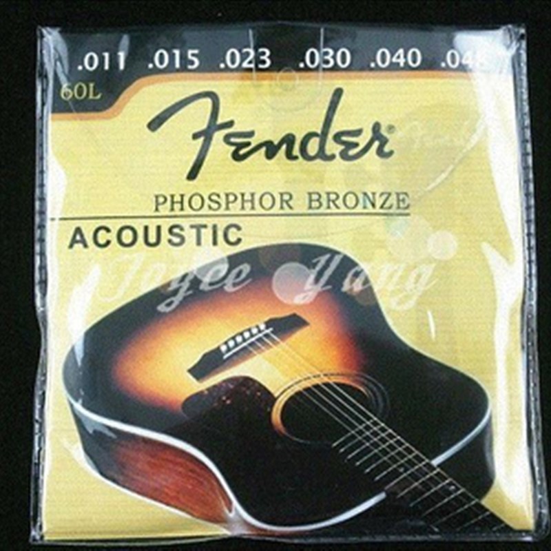 极速3 sets of 60l phosphor bronze acoustic guitar strings 1s