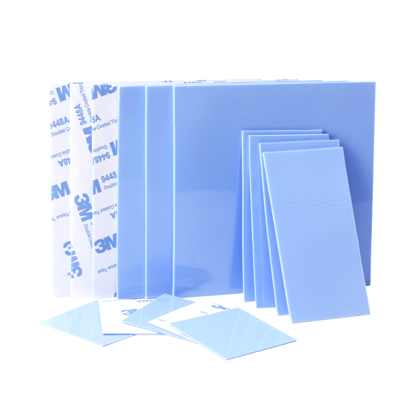 导热垫硅胶片带背胶硅脂CPU显卡存散热笔记本显卡南北桥降热贴片