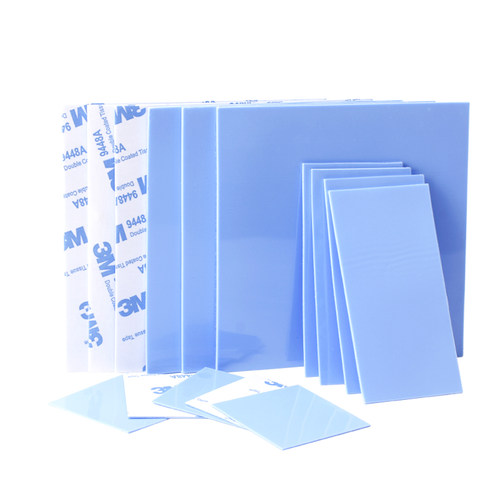 导热垫硅胶片带背胶硅脂CPU显卡存散热笔记本显卡南北桥降热贴片