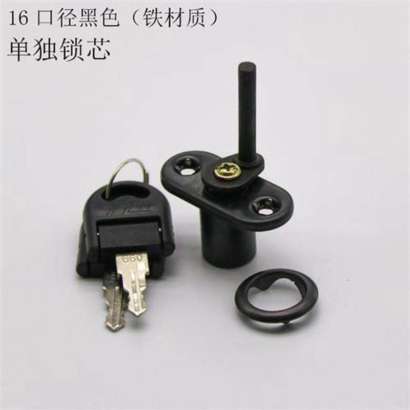 速发办公桌抽屉锁三联锁头一锁三正面侧面锁办公室文件柜矮柜联动
