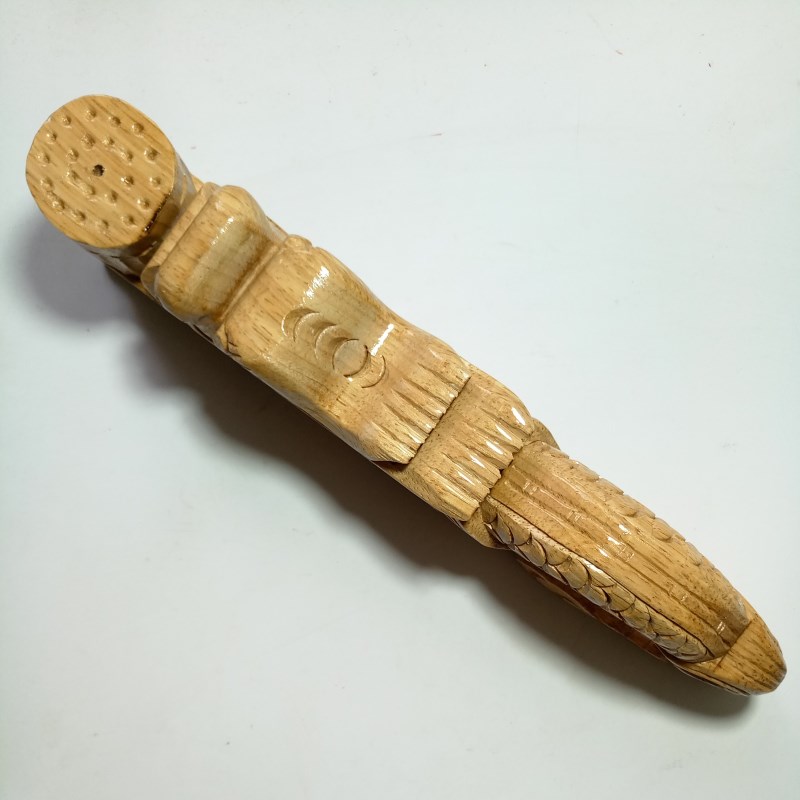 速发道家法器道士用品 香樟木龙形手炉 道士香炉 托盘幡手炉 手工