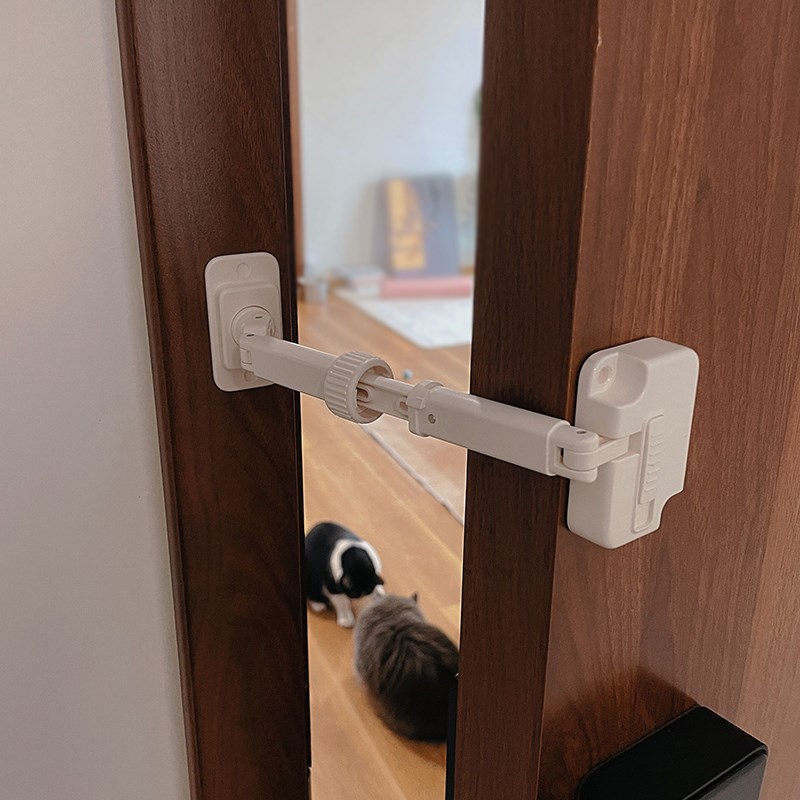速发围咪调栏进出门空猫房猫门留门缝神器自由出入门隔离门栏