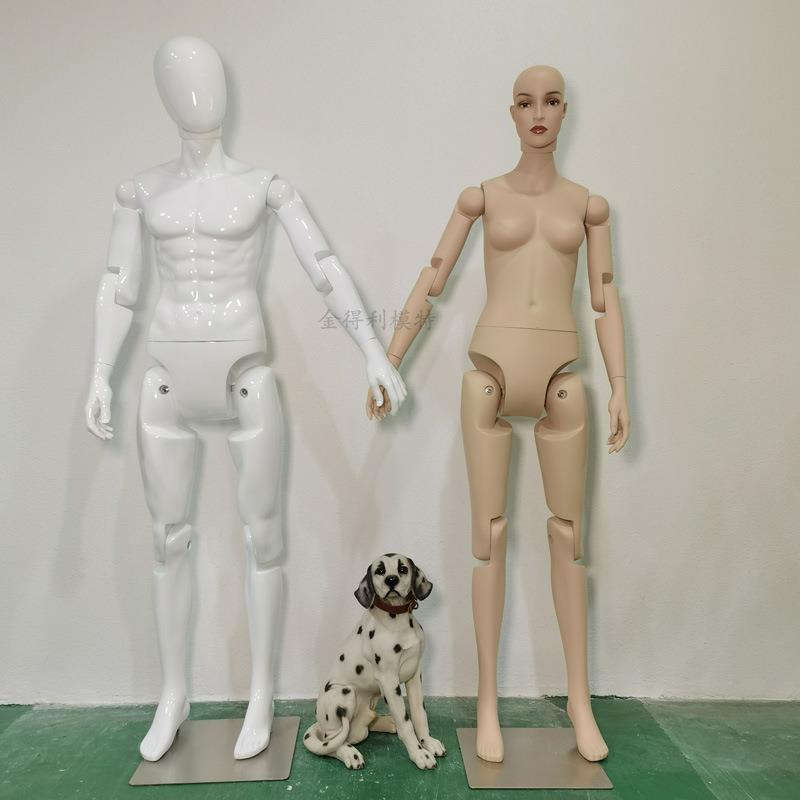 男女全身可调模型可活动关节模特陈列模特道具机器人拍摄摆件