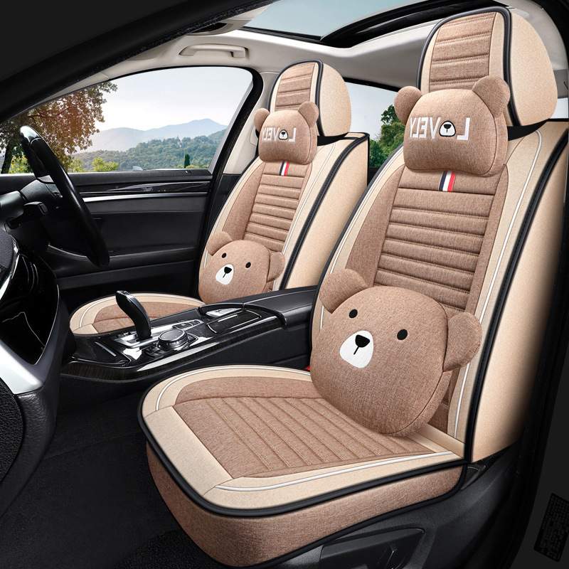 沃尔沃s60l/s40/xc60/v40/v60汽车座套四季适用全包亚麻亚麻坐垫