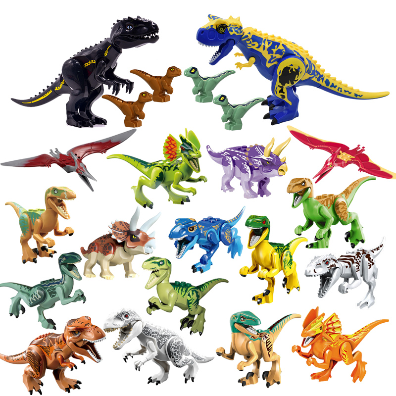 速发Jurassic 2 Building Blocks World Dinosaurs Figures Brick 童鞋/婴儿鞋/亲子鞋 板鞋 原图主图