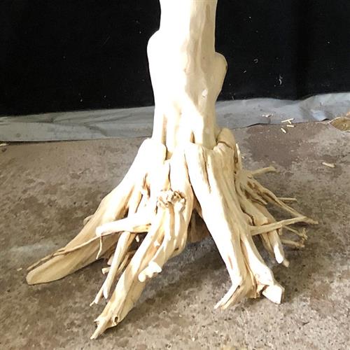 造景仿真根雕枯树玄关背景墙装饰仿真树根雕艺术罗汉松装饰摆件