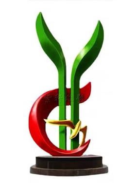 定制大型金属校园不锈钢雕塑雕像城市广场房地产园林创意景观摆件