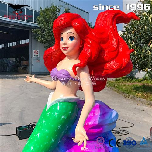 自贡恐龙厂家生产卡通漫画人物机械电动模型儿童亲子游乐设备.