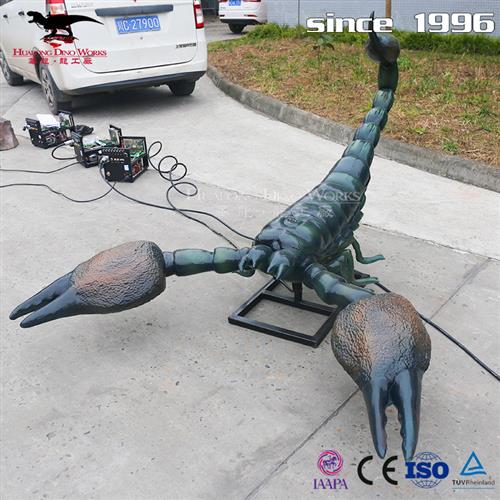 仿真电动蝎子动植物园仿真昆虫模型制作厂家可动可叫