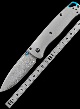 蝴蝶BM535钛合金柄户外折刀露营便携EDC水果刀工具刀